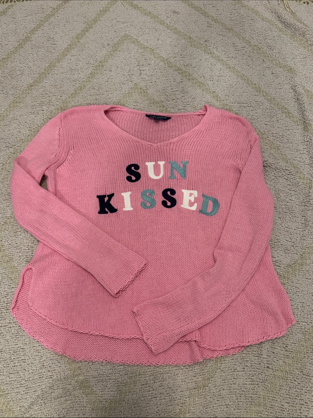 Simply Southern Pink "Sun Kissed" Knit Sweater